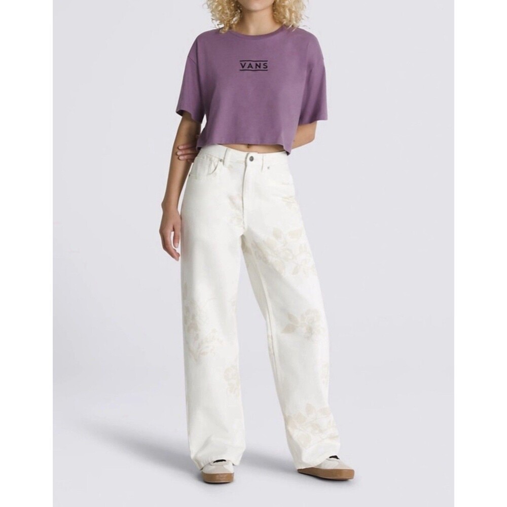 $75 NWT - Vans Sirelle Printed Marshmallow Puddle Pants Size 38x29 U6202